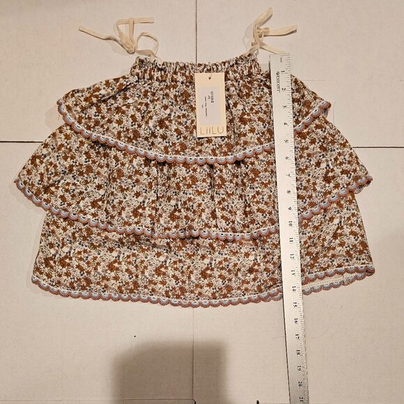 LIILU LITTLE GIRLS TIARA DRESS - FIELD FLOWERS - 2YR & 4YR - MSRP $169 - NWT - Picture 3 of 11